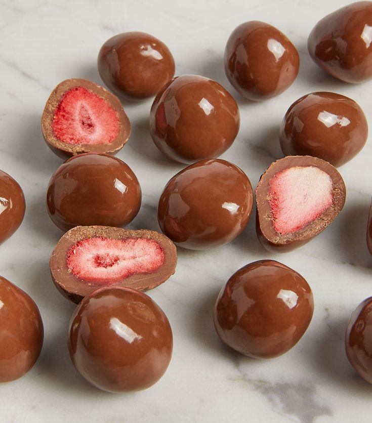 Chocolate Covered Freeze Dried Strawberries