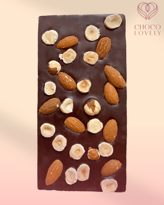 HAZELNUT & ALMOND - DARK CHOCOLATE