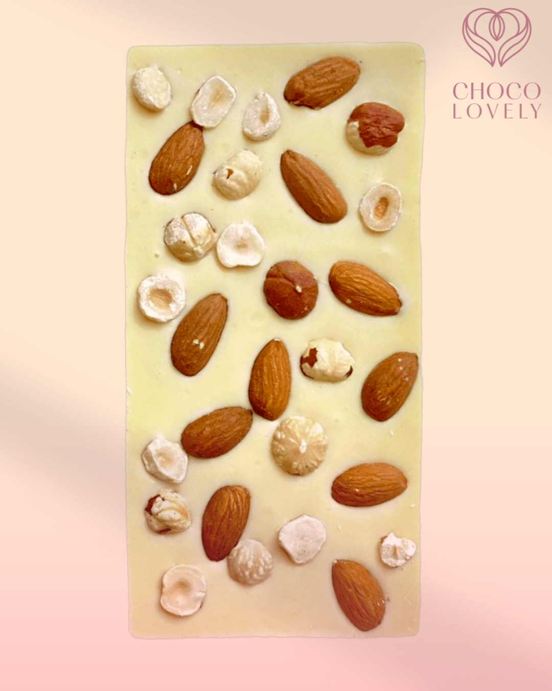 HAZELNUT & ALMOND - WHITE CHOCOLATE