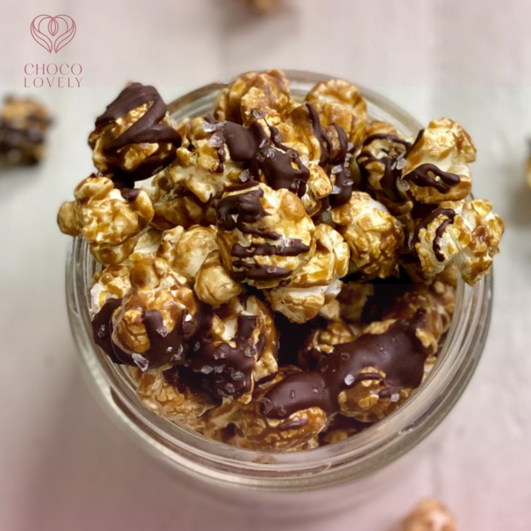 Crunch & Crave Jar – Chocolate Salted Caramel Popcorn